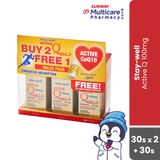 Stay Well Active Q 100Mg 30S Twin Pack Free 30S