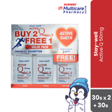 Stay-Well Active Q 50Mg 30S Twin Pack Free 30S