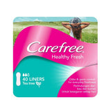 Carefree Healthy Fresh Nat Tea Tree Panty Liner 40'S