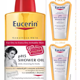 Eucerin Shower Oil 400Ml Free Shower Oil 2 X 20Ml