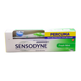 Sensodyne Fresh Mint Toothpaste Foc Toothbrush