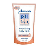 Johnsons Ph5.5 Nourishing Body Wash Almond Refill 500Ml