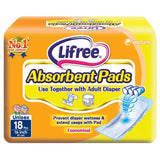Lifree Absorbent Pads (Unisex) 18'S