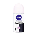 Nivea 83490 Deodorant Female Black & White Ultimate Impact Roll On 50Ml
