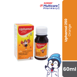 Uphamol Syrup 250Mg 60Ml Orange