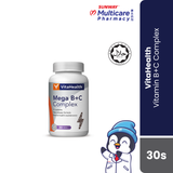 Vitahealth Mega B+C Complex 30S