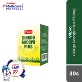 Vitpro Ginkgo Bacopa Plus 550Mg 30S