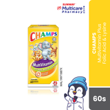 Champs Multivitamin Plus Folic Acid & Lysine (Orange Flavour) 60S