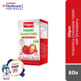 Vitpro Probiotics Chewable With Strawberry 60S