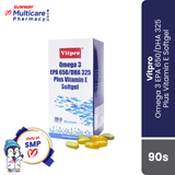 Vitpro Omega 3 Epa 650/Dha 325 Plus Vitamin E Softgel 90S