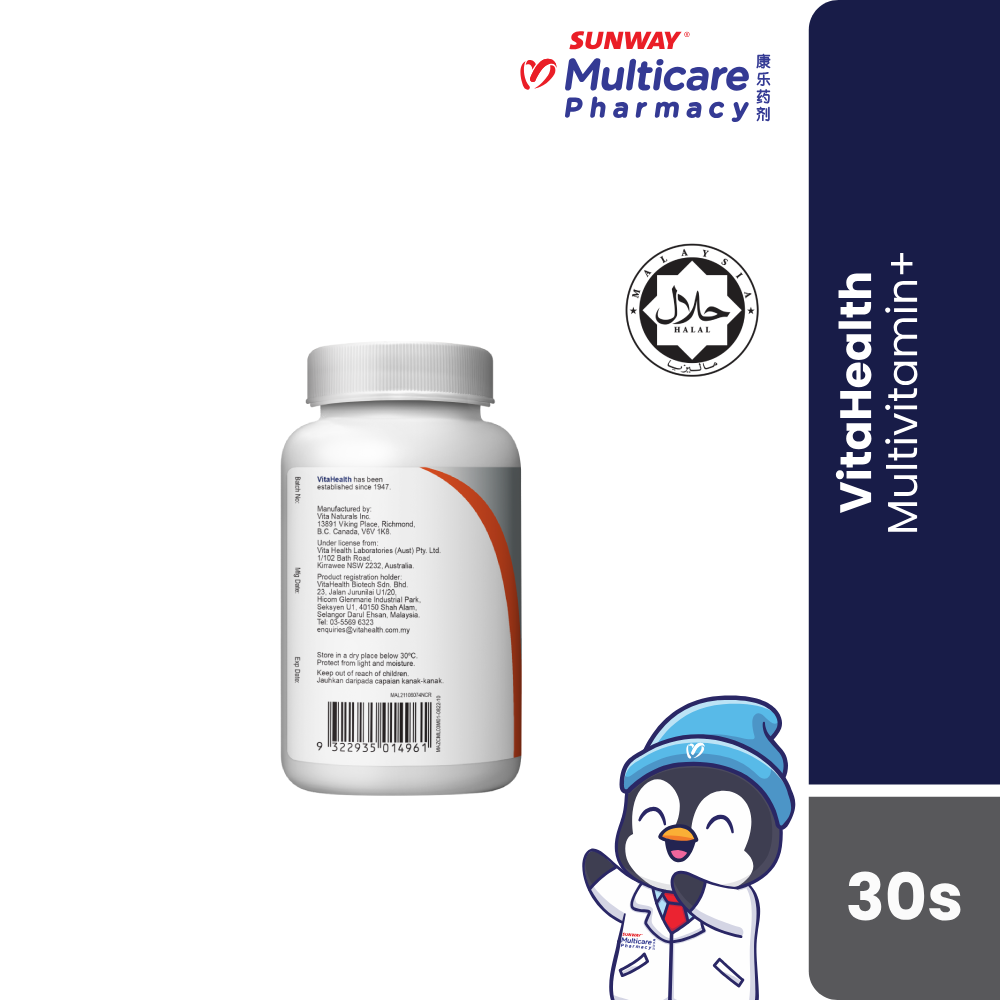 Vitafact Vitahealth Multivitamin + 30S – Sunway Multicare Pharmacy