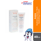 Avene Hydrance Riche / Rich Hydrating Cream 40Ml