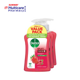 Dettol Antibacterial Hand Wash Strawberry 250Mlx3