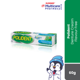 Polident Denture Cream Flavour Free 60G (Promo Pack)