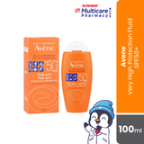 Avene Very High Protection Fluid Spf50+ 100Ml