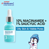 Cosmoderm Niacinamide 10% Salicylic Acid 1% 28 Days Boosting Serum 15Ml