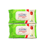 Caremo Antibacterial Wipes 2X70'S