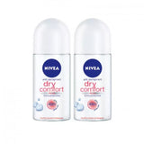 Nivea Deo Dry Comfort 50Mlx2