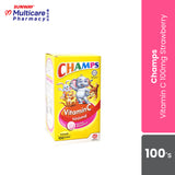 Champs Vit C100Mg Strawberry 100'S