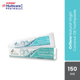 Orifera Natural Virgin Coconut Oil Toothpaste 150G