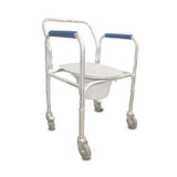 Pms Commode Mobile Adjustable Aluminium 7002W