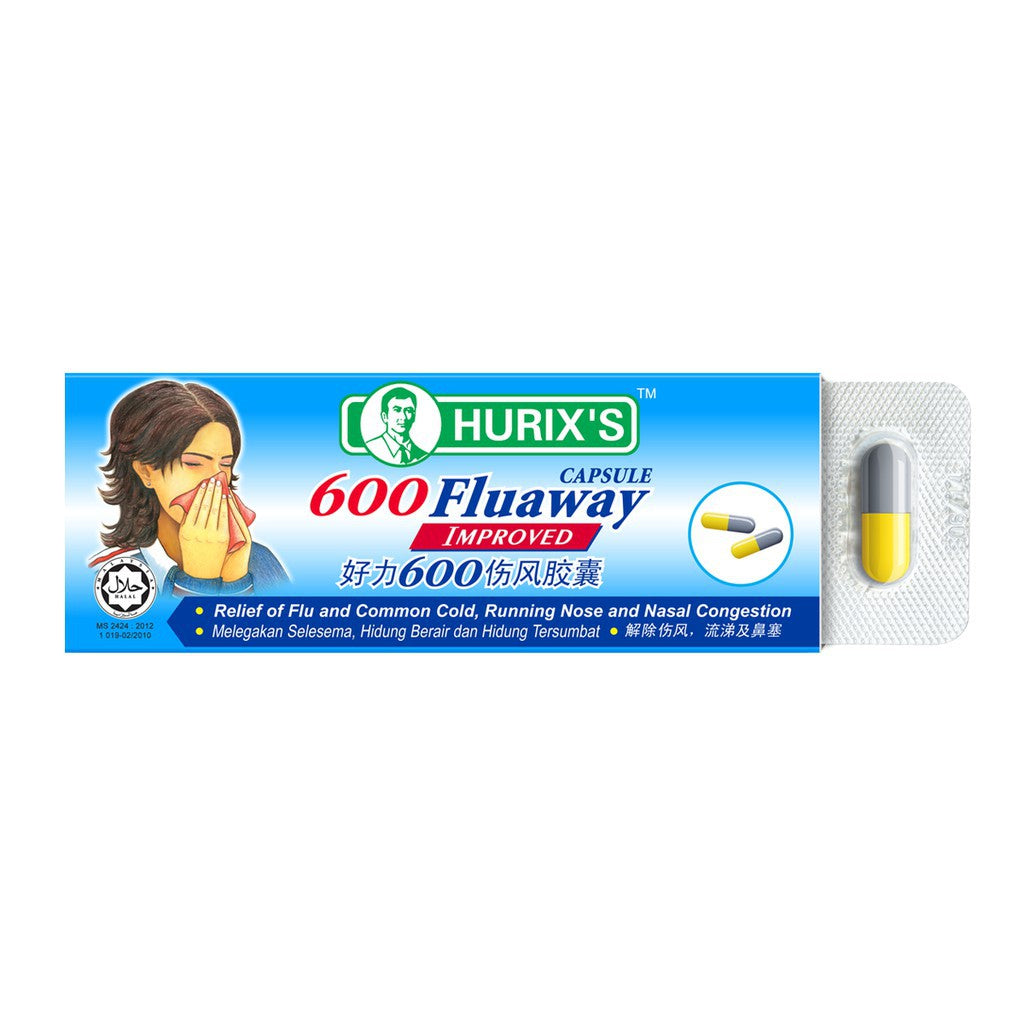 Multiqure Cap Hurix'S 600 Fluaway Cap 6'S – Sunway Multicare Pharmacy