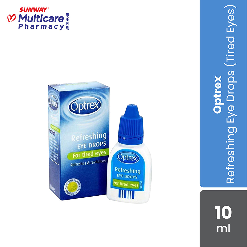 Optrex Refreshing Eye Drops (Tired Eyes) 10Ml – Sunway Multicare Pharmacy