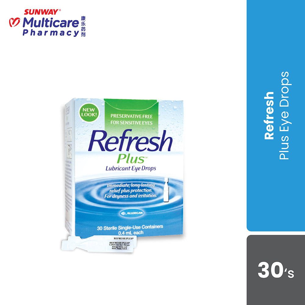 Refresh Plus Eye Drops 30'S Box – Sunway Multicare Pharmacy