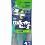 Gillette Blue Ii Plus Pivot 2'S