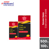 Seven Seas Cod Liver Oil Gold 500'S + 100'S