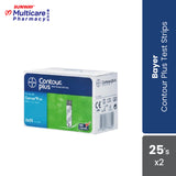 Bayer Contour Plus Test Strips 25'S X 2