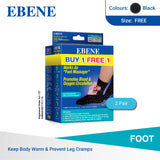 Ebene Bio Ray Metal Knee Guard + Foot Massage Men Socks (Xl)