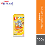 Champs Vitamin C30Mg Orange 100'S