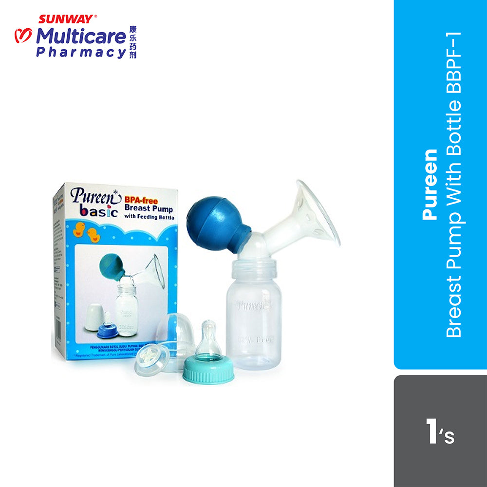 Pureen Breast Pump With Bottle Bbpf-1 – Sunway Multicare Pharmacy