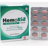 Hemo Rid 500Mg Tablet 100'S Box