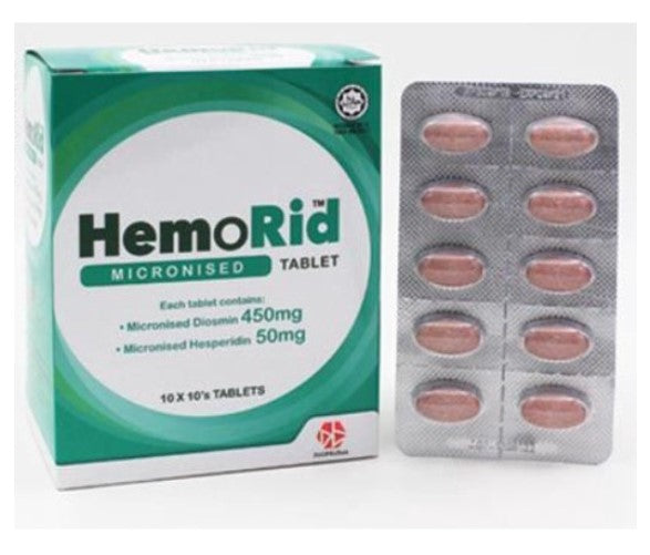 Hemo Rid 500Mg Tablet 100'S Box – Sunway Multicare Pharmacy
