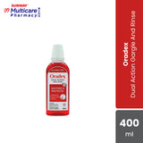 Oradex Dual Action Anti-Bacterial Mouthwash 400Ml