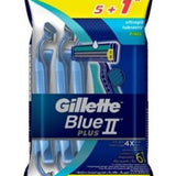 Gillette Blue Ii Plus Razor 5'S 1'S