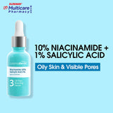 Cosmoderm Niacinamide 10% Salicylic Acid 1% 28 Days Boosting Serum 30Ml