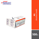 Becton Dickinson (Bd) Alcohol Swab 100'S Box