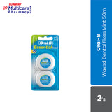 Oral-B Mint Waxed Dental Floss 50Mx2