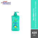 Suu Balm Kids Cool & Moist Head To Toe Wash 420Ml