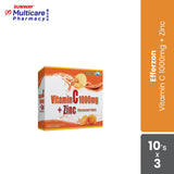 Efferzon Vitamin C 1000Mg + Zinc 3 X 10'S