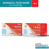 Sunway Premium Surgical Iii 4Ply Mask 50'S