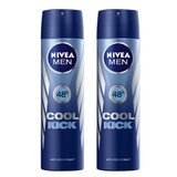 Nivea Men Cool Kick Spray 150Mlx2