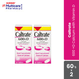 Caltrate 600+ D 60'Sx2