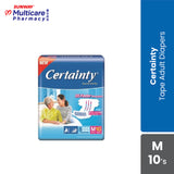 Certainty Adult Diapers (M) 10'S