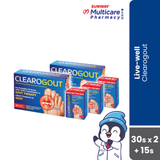 Live-Well Clearogout 30S Twin Pack Free 15S