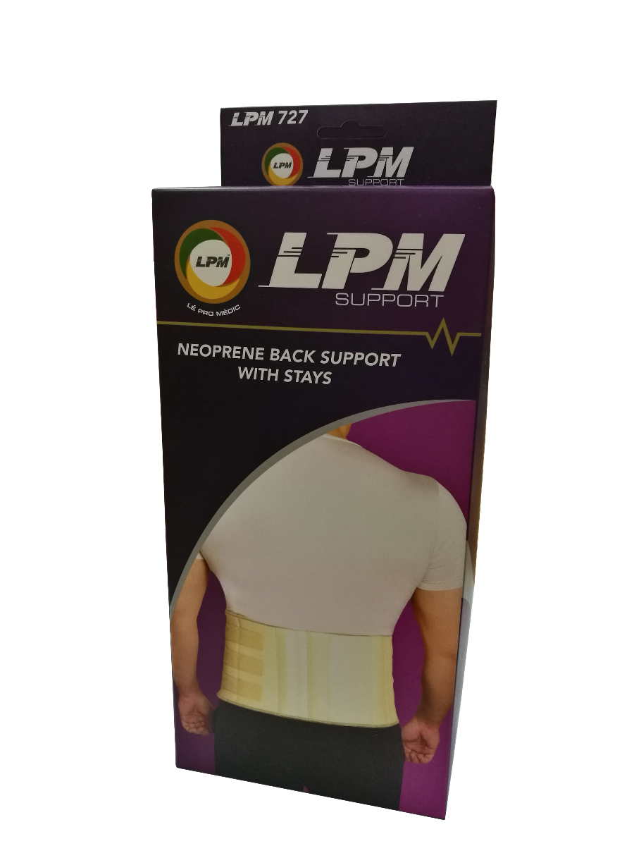 Back Support Lp Lpm 727 Back Support With Stay - Free Size – Sunway Multicare Pharmacy