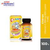 Champs Vitamin C With Lysine Tablet 100'S